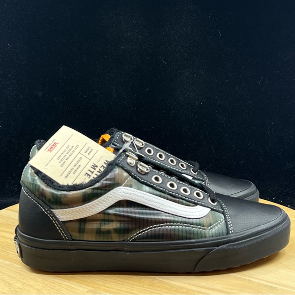 Vans Old Skool MTE All Weather Skate Shoes Black Camo Size 8 Wmns BRAND NEW - Picture 8 of 10
